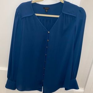 Ann Taylor Blue/Teal color blouse -beautiful 💙